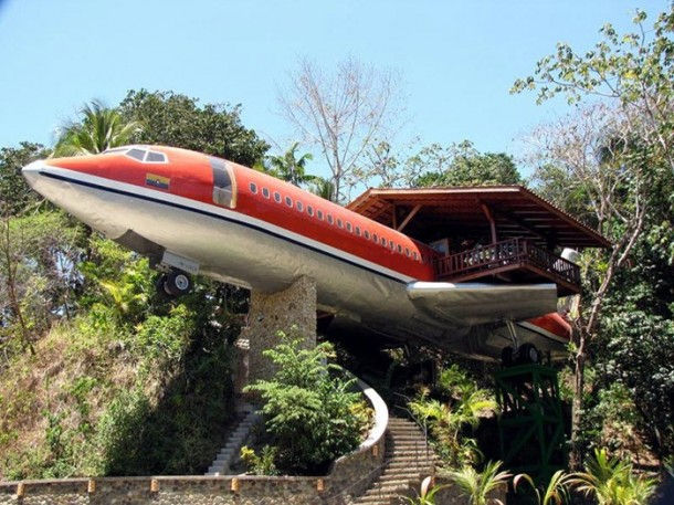 Отель Costa Verde из "Боинг-727" (Коста-Рика)
